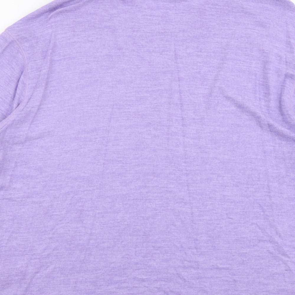 Womens UK Size 12 Marks and Spencer Purple Pullover Jumper