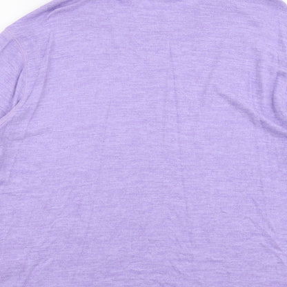 Womens UK Size 12 Marks and Spencer Purple Pullover Jumper