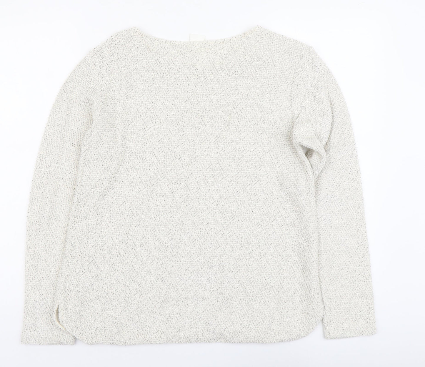 Womens UK Size S H&M Beige Pullover Jumper