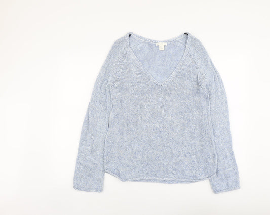 Womens UK Size S H&M Blue Pullover Jumper