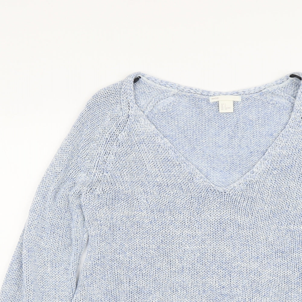 Womens UK Size S H&M Blue Pullover Jumper