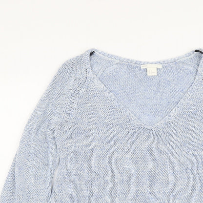 Womens UK Size S H&M Blue Pullover Jumper