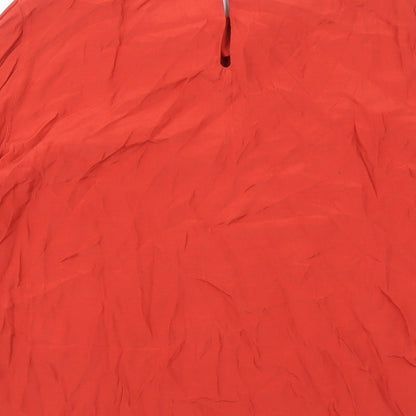 Womens UK Size 12 Monsoon Red Basic Blouse