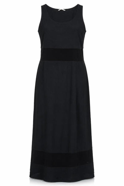 Marks and Spencer Womens Black Polyester Maxi Size 8 Round Neck Pullover