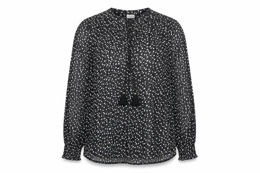 Womens UK Size 12 Together Black Basic Blouse