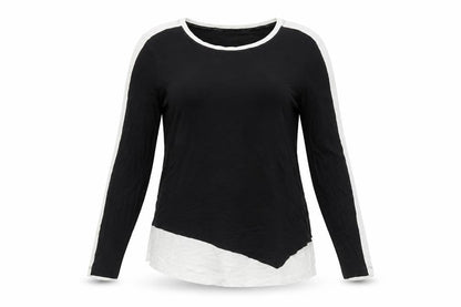 Womens UK Size M Preworn Black Basic T-Shirt