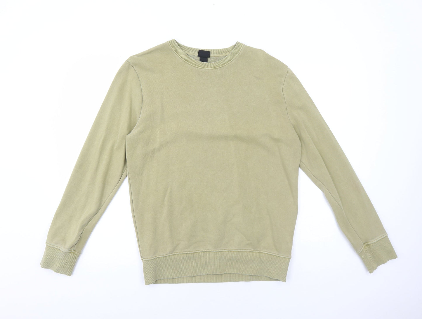 Mens UK Size S H&M Green Pullover Sweatshirt
