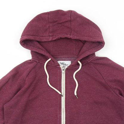 Mens UK Size XS Cedar Wood State Purple Full Zip Hoodie