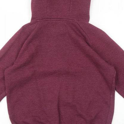 Mens UK Size XS Cedar Wood State Purple Full Zip Hoodie