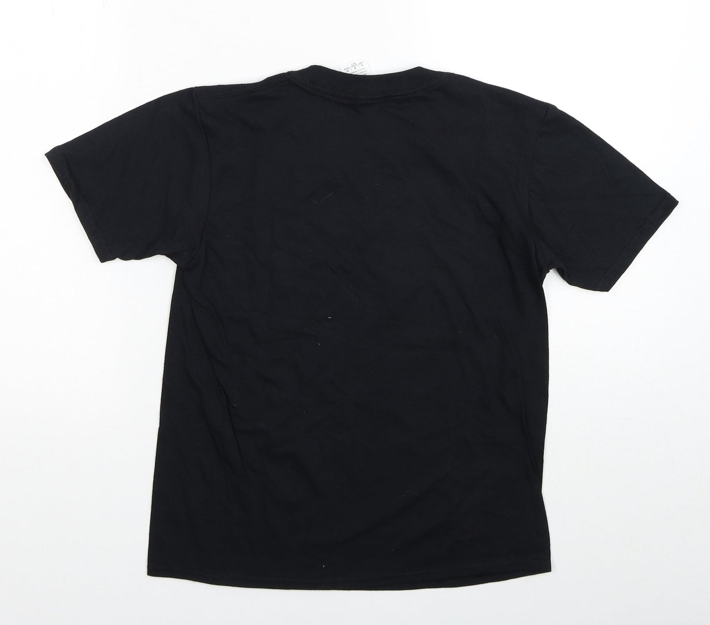 Gildan Girls Black Cotton Basic T-Shirt Size L Round Neck Pullover - Eat. Sleep. Dance. Repeat.