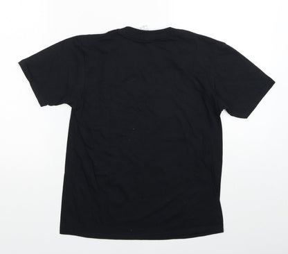 Gildan Girls Black Cotton Basic T-Shirt Size L Round Neck Pullover - Eat. Sleep. Dance. Repeat.