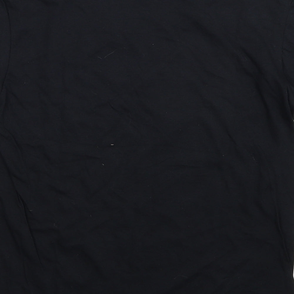Gildan Girls Black Cotton Basic T-Shirt Size L Round Neck Pullover - Eat. Sleep. Dance. Repeat.