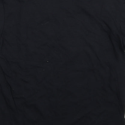 Gildan Girls Black Cotton Basic T-Shirt Size L Round Neck Pullover - Eat. Sleep. Dance. Repeat.