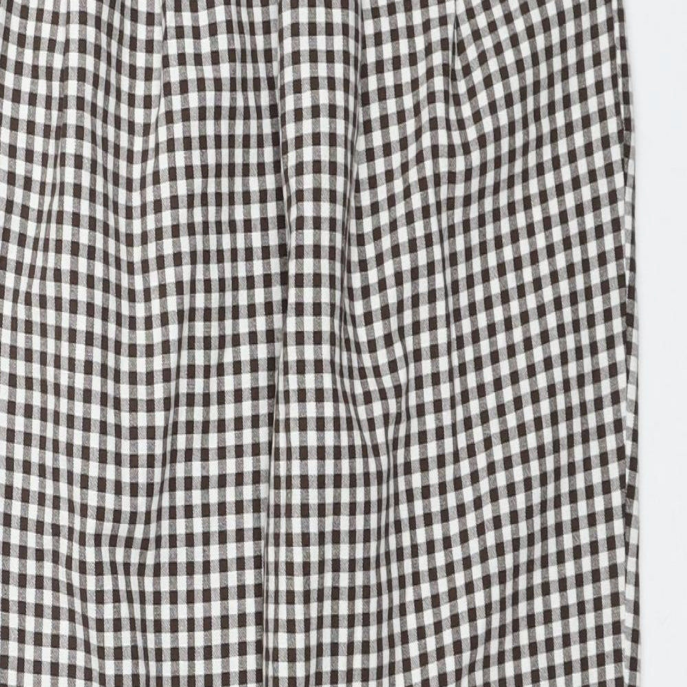 Womens UK Size 6 ASOS Regular Fit  Brown Trousers