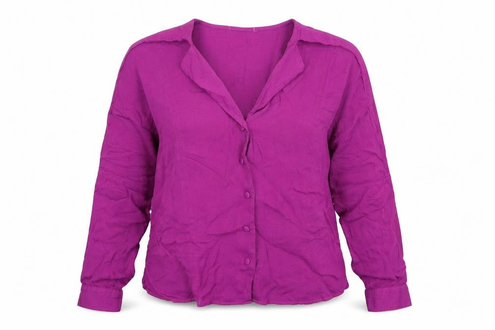 Womens UK Size 14 NEXT Purple Basic Blouse