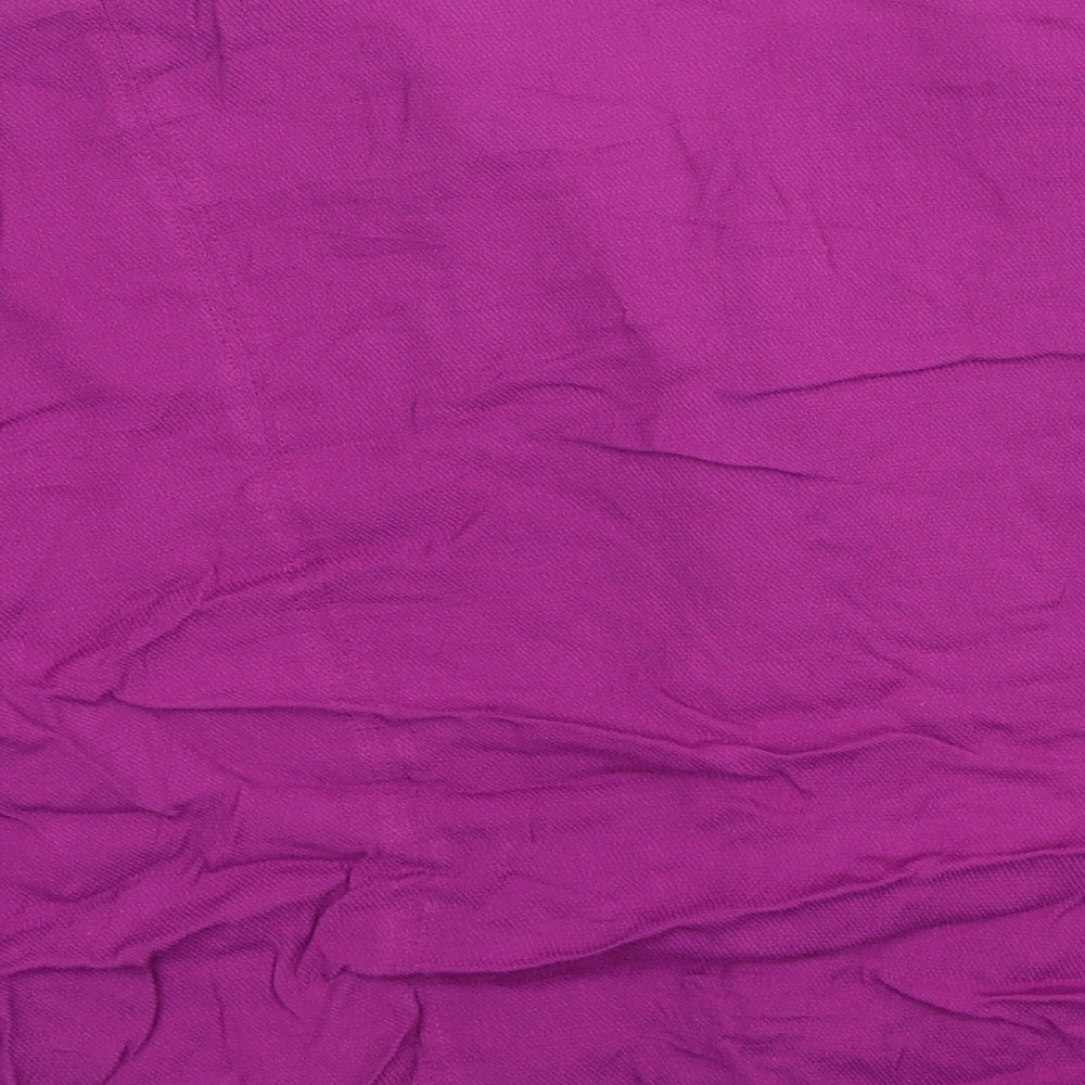 Womens UK Size 14 NEXT Purple Basic Blouse