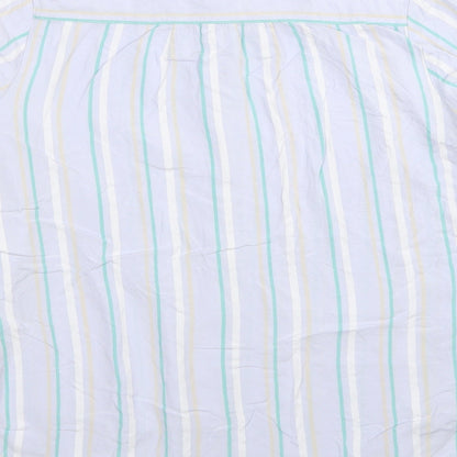 Womens UK Size 10 Marks and Spencer Blue Basic Button-Up