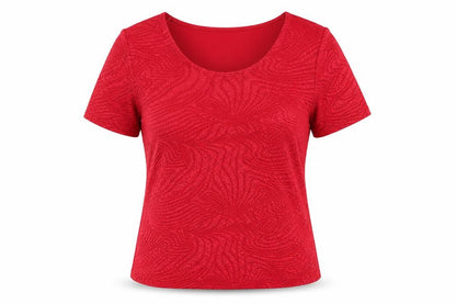 Womens UK Size 16 Saloos Pink Basic T-Shirt