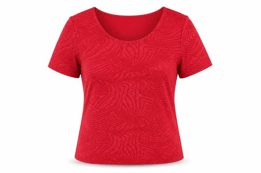 Womens UK Size 16 Saloos Pink Basic T-Shirt