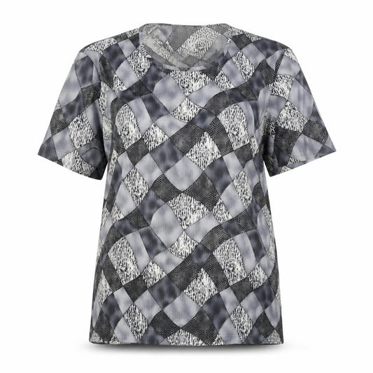 Womens UK Size 14 Saloos Grey Basic Blouse