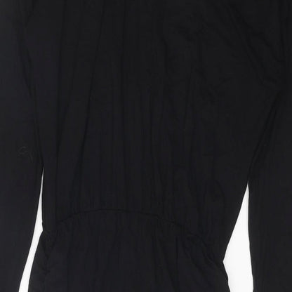 b.young Womens Black Viscose A-Line Size L V-Neck Pullover