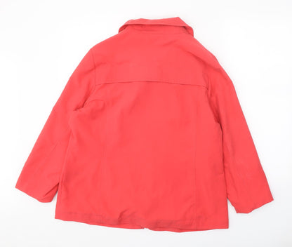 Womens UK Size 16 Classic Red Jacket