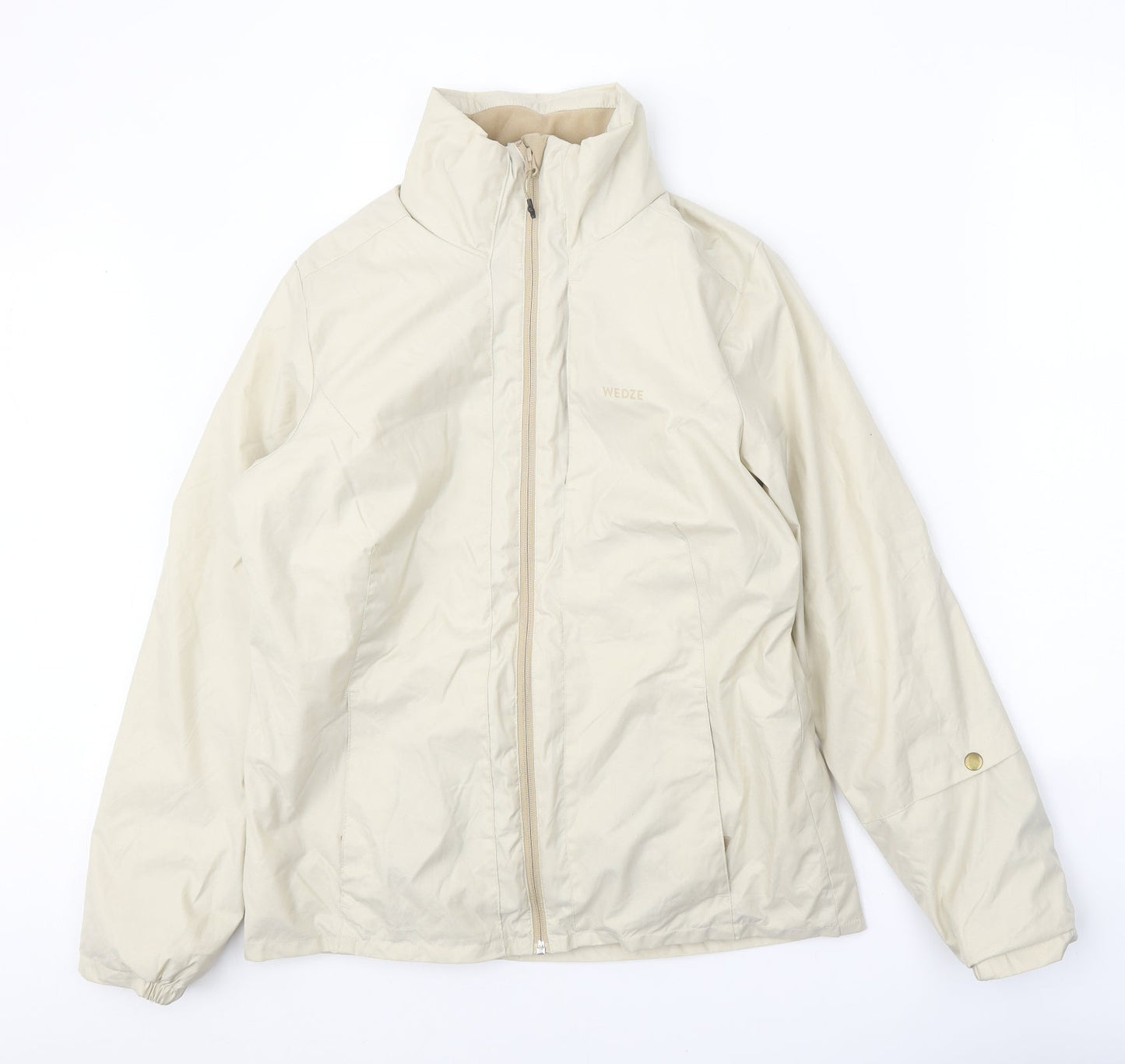 Womens UK Size M Wedze Beige Jacket