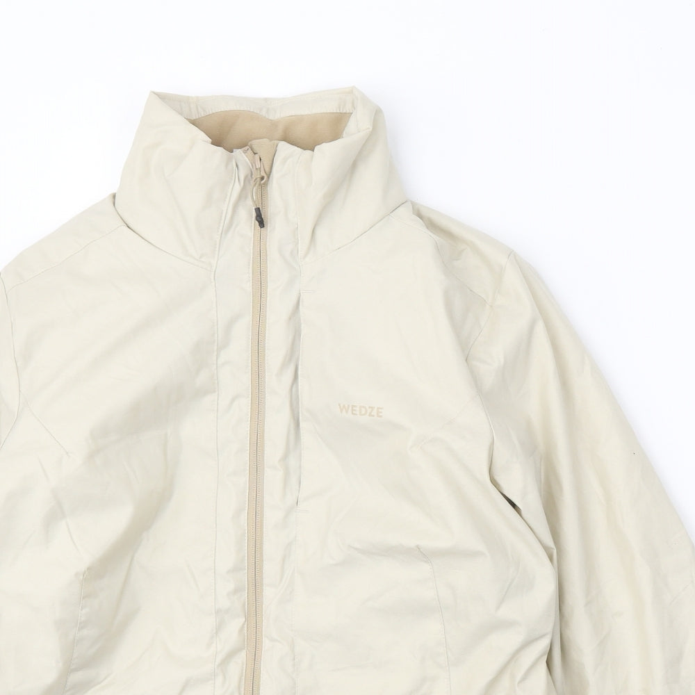 Womens UK Size M Wedze Beige Jacket