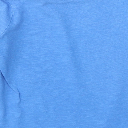 Peppa Pig Blue 100% Cotton Pullover T-Shirt Size 12-18 Months Round Neck Snap - Peppa Pig
