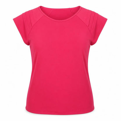 Womens UK Size 16 Saloos Pink Basic T-Shirt