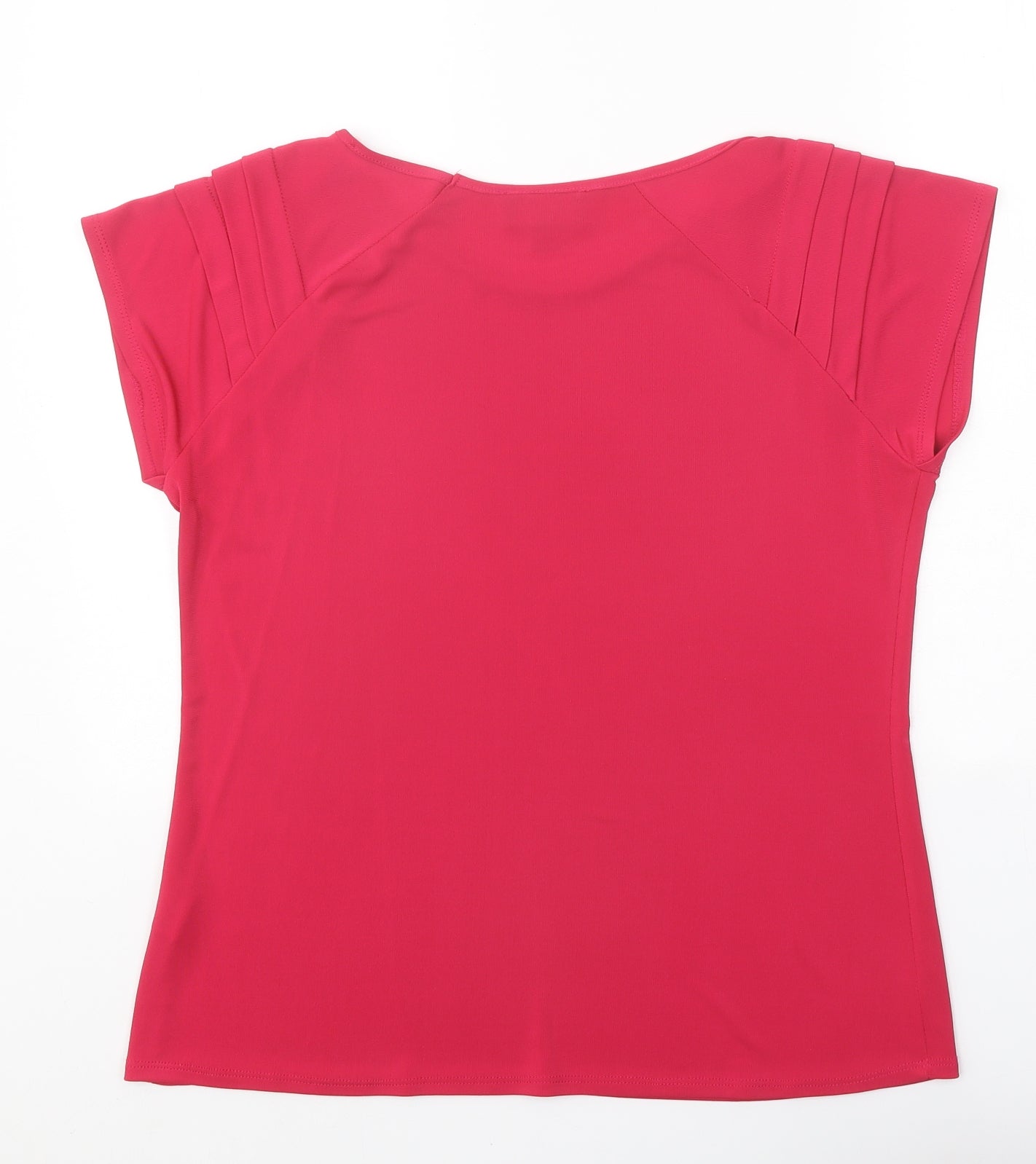 Womens UK Size 16 Saloos Pink Basic T-Shirt