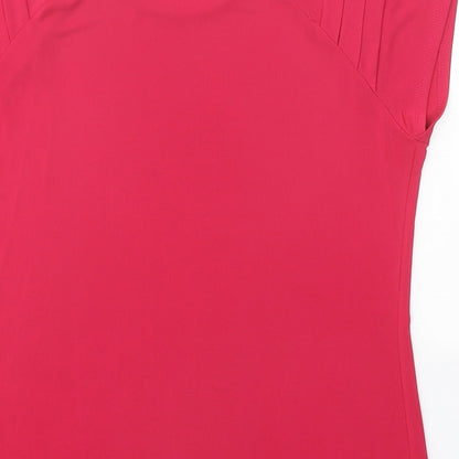 Womens UK Size 16 Saloos Pink Basic T-Shirt