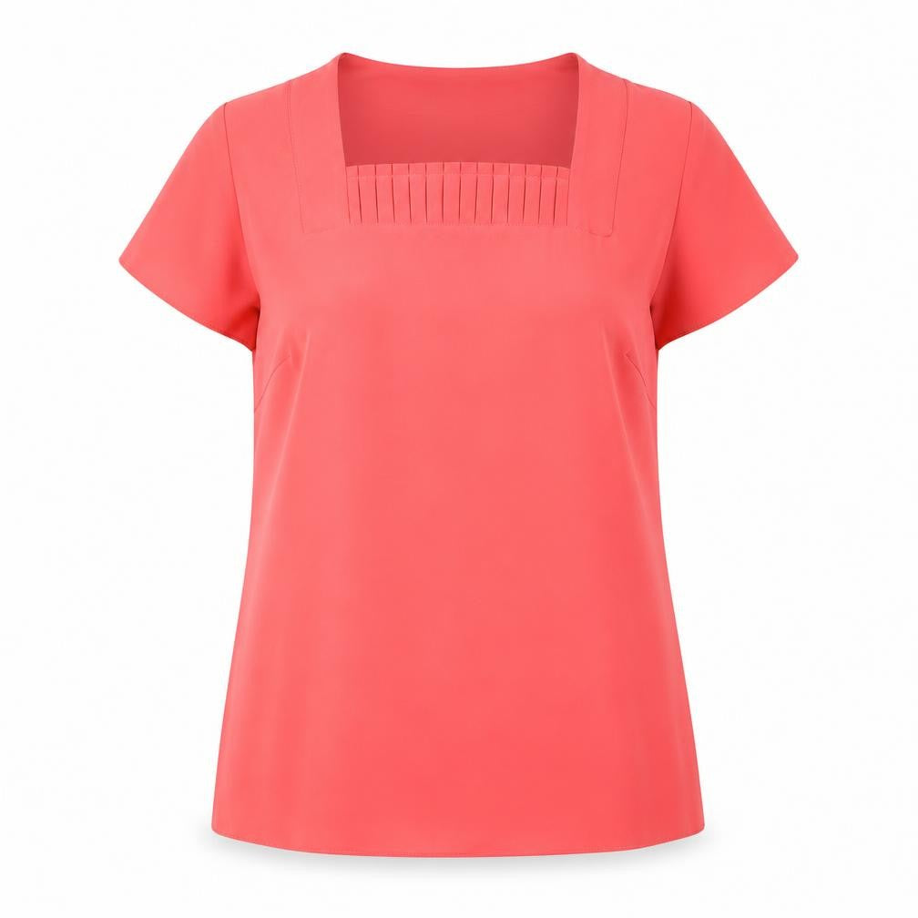 Womens UK Size 14 Wardrobe Pink Basic T-Shirt