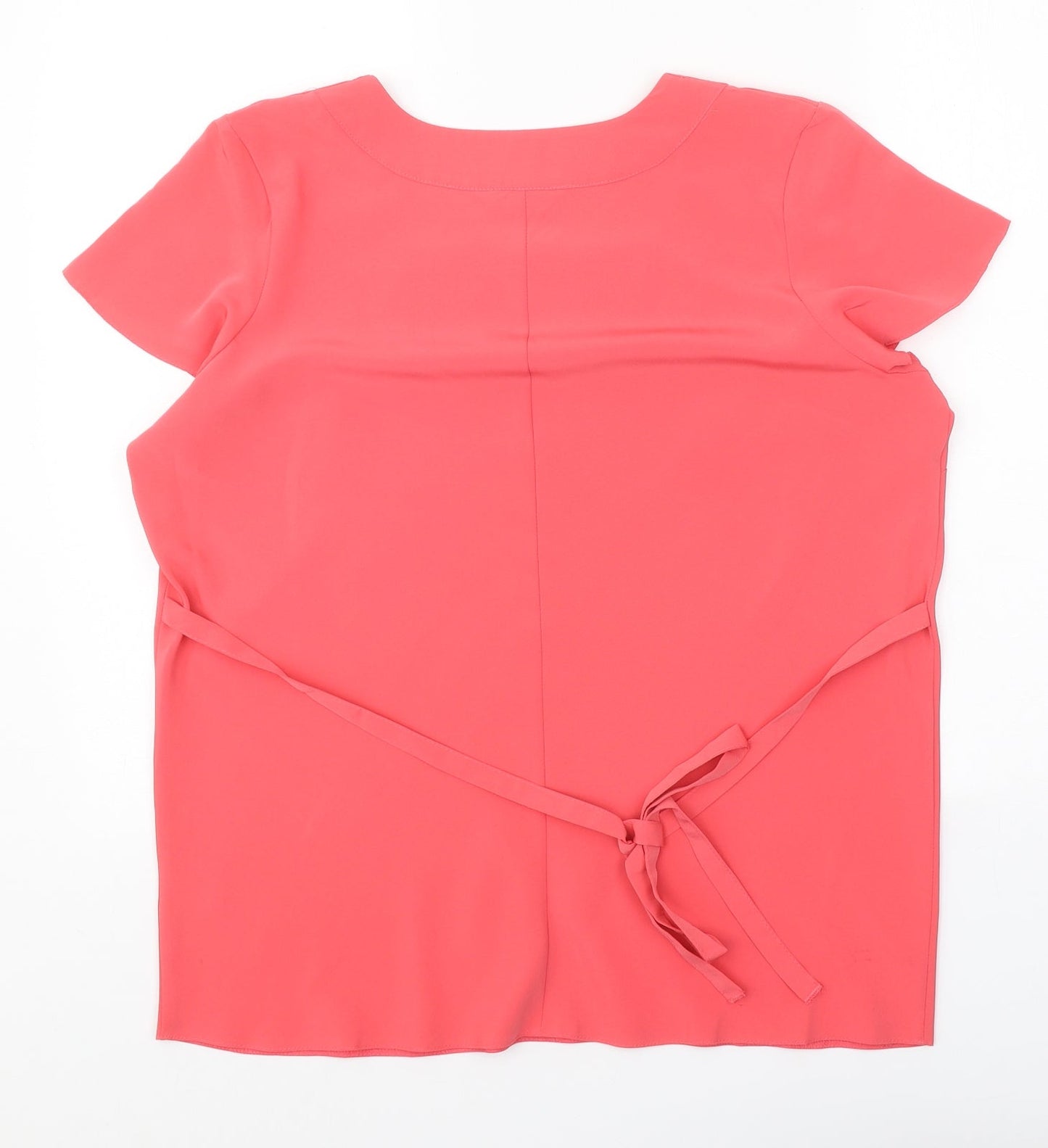 Womens UK Size 14 Wardrobe Pink Basic T-Shirt