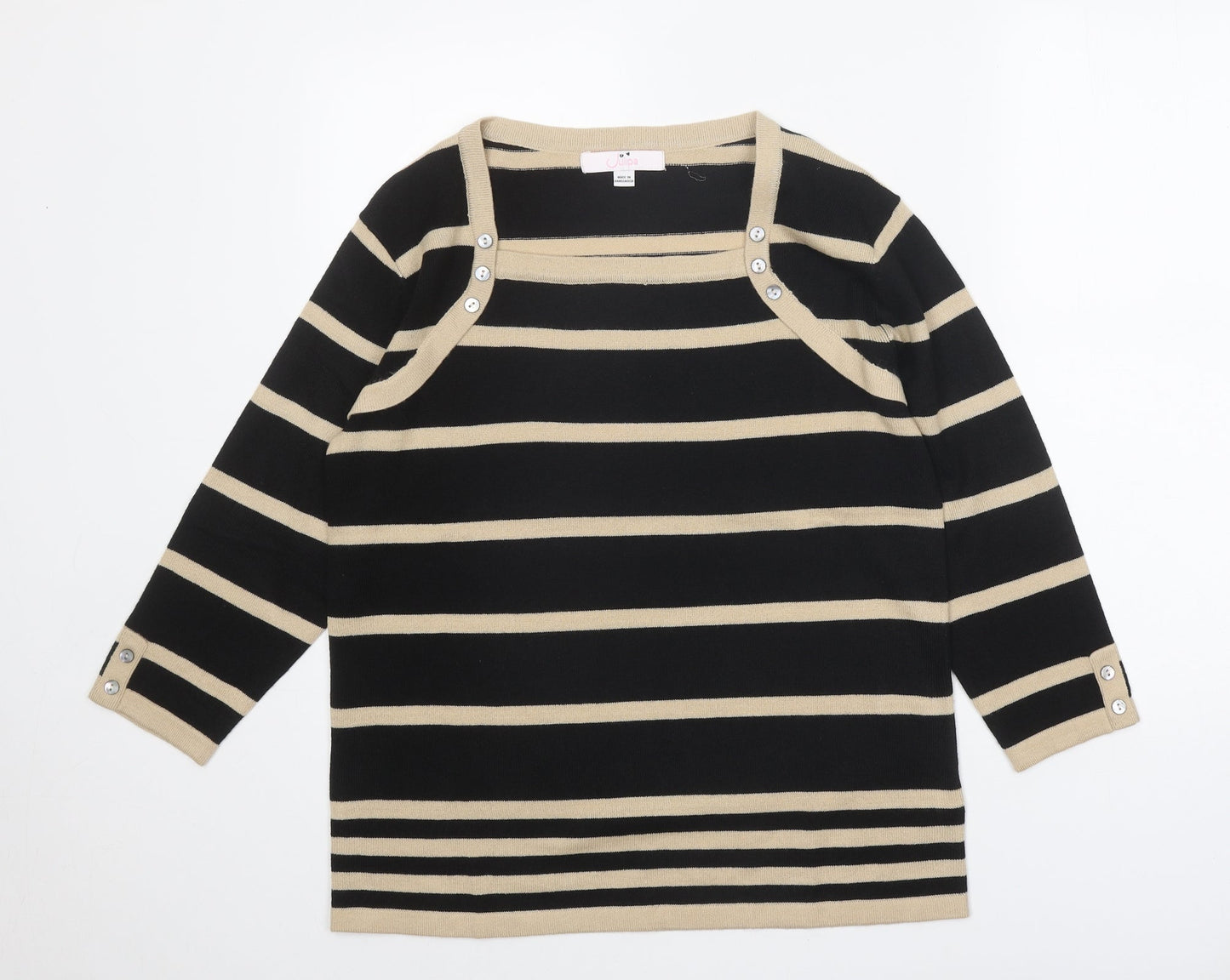 Womens UK Size 12 Julipa Black Pullover Jumper