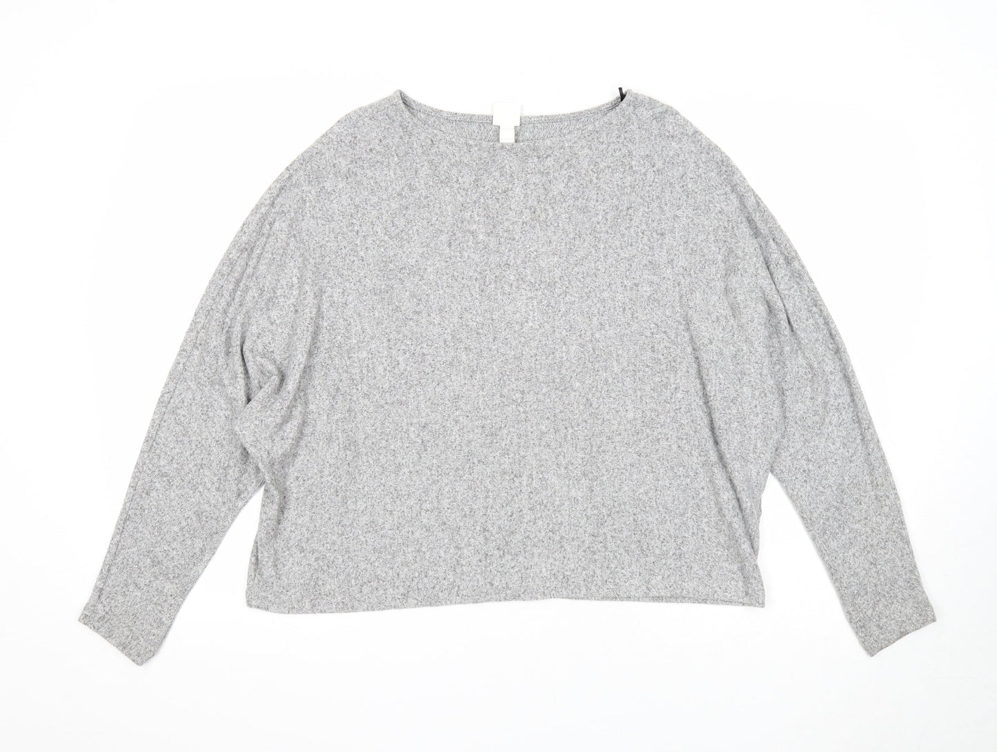 Womens UK Size L H&M Grey Pullover Jumper