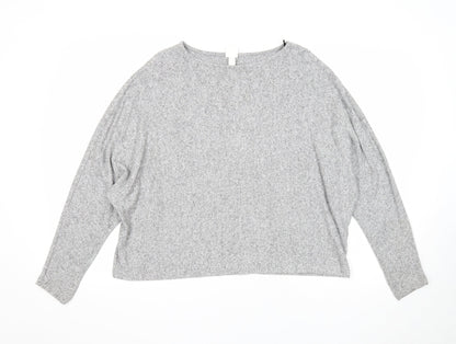 Womens UK Size L H&M Grey Pullover Jumper