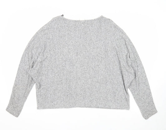 Womens UK Size L H&M Grey Pullover Jumper