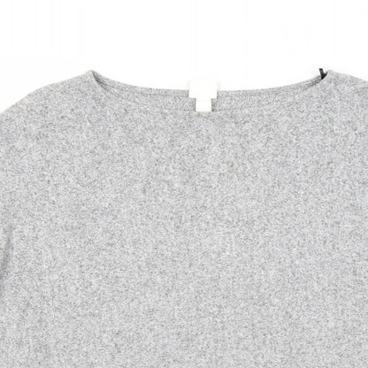 Womens UK Size L H&M Grey Pullover Jumper