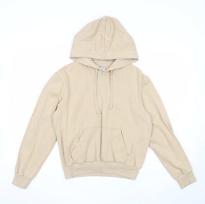 Womens UK Size XS Divided Beige Pullover Hoodie