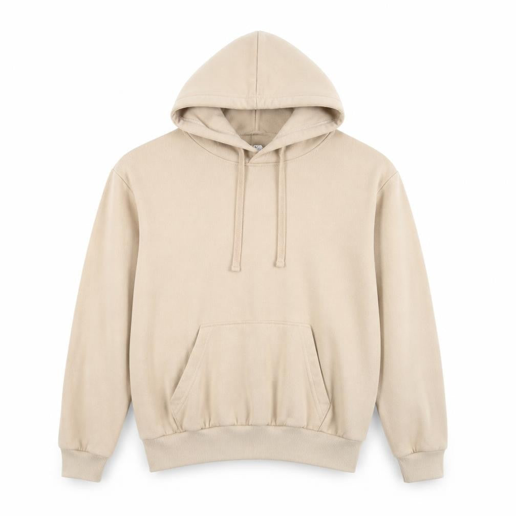 Womens UK Size XS Divided Beige Pullover Hoodie