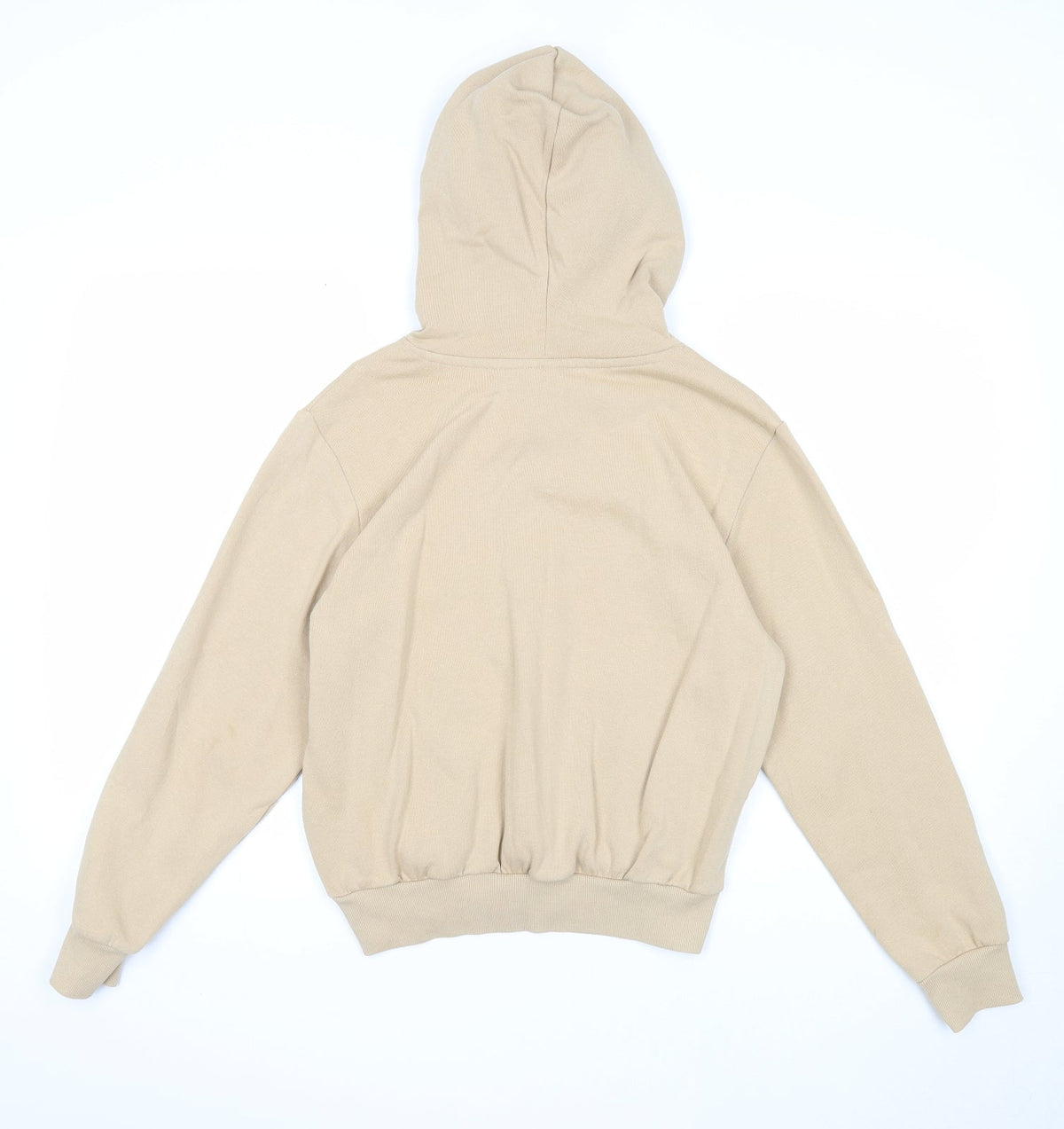 Womens UK Size XS Divided Beige Pullover Hoodie
