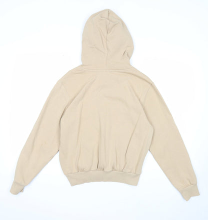 Womens UK Size XS Divided Beige Pullover Hoodie