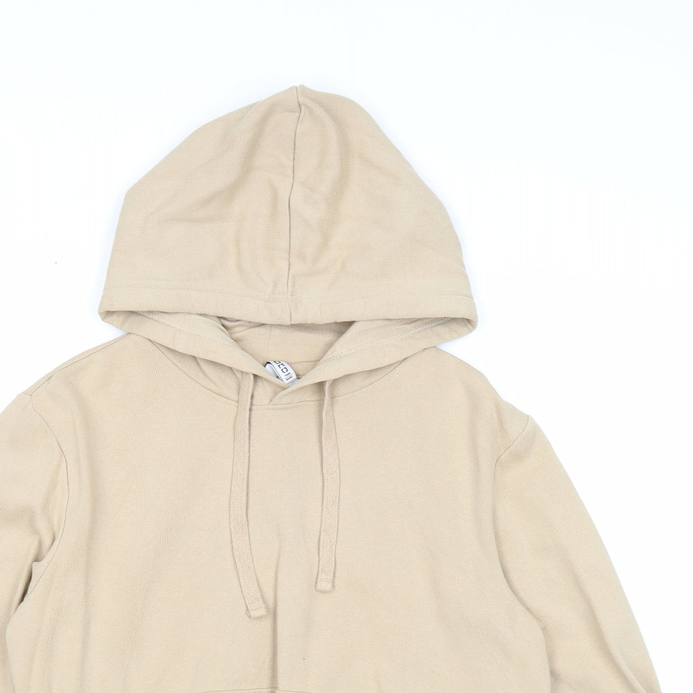Womens UK Size XS Divided Beige Pullover Hoodie
