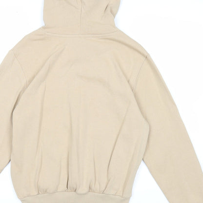 Womens UK Size XS Divided Beige Pullover Hoodie