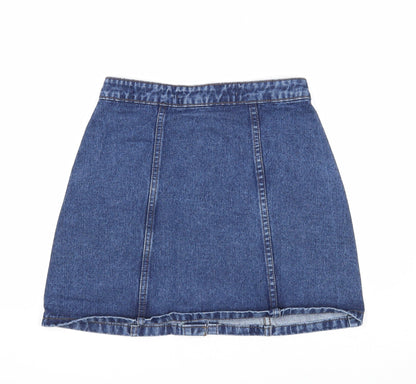 Womens UK Size 6 Denim & Co. A-Line Denim Skirt