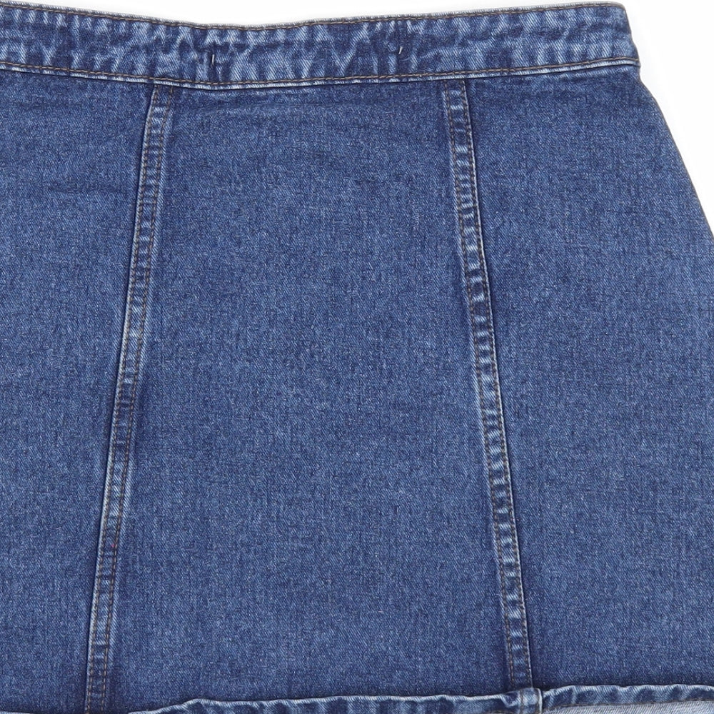 Womens UK Size 6 Denim & Co. A-Line Denim Skirt