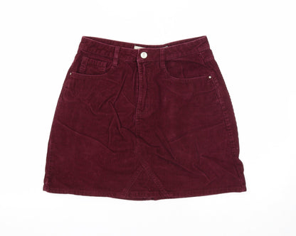 Womens UK Size 8 Denim & Co. A-Line Corduroy Skirt
