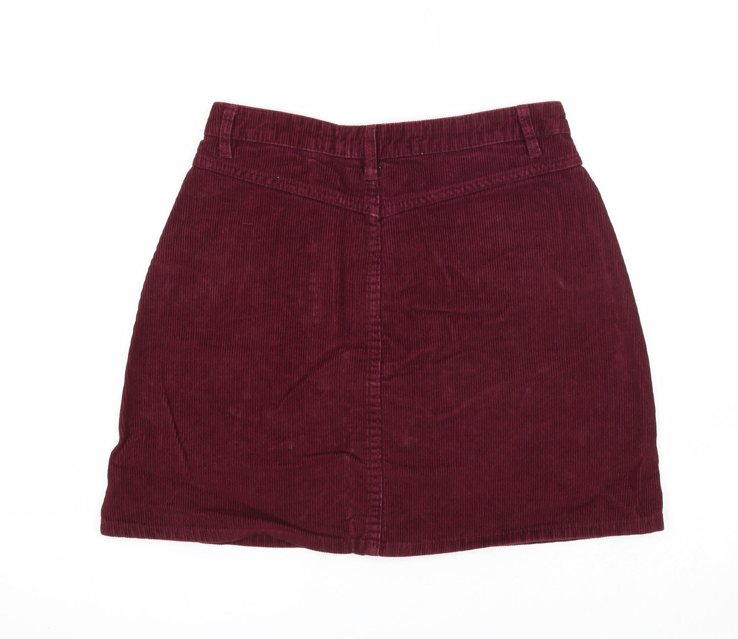 Womens UK Size 8 Denim & Co. A-Line Corduroy Skirt
