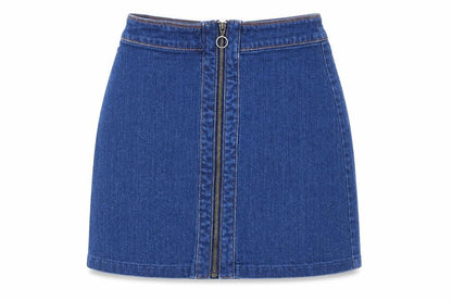 Womens UK Size 6 H&M A-Line Denim Skirt